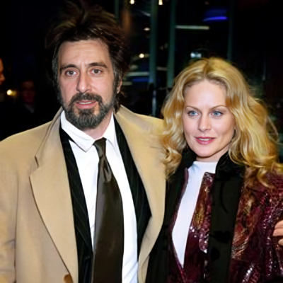 Beverly together with the Godfather actor Al Pacino.